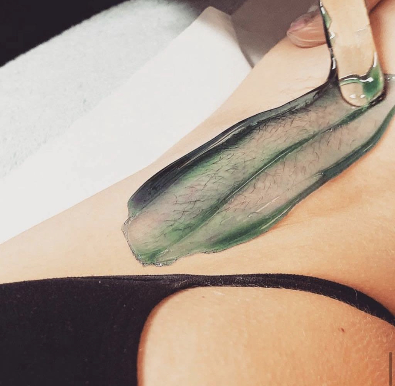 Professional waxing treatment